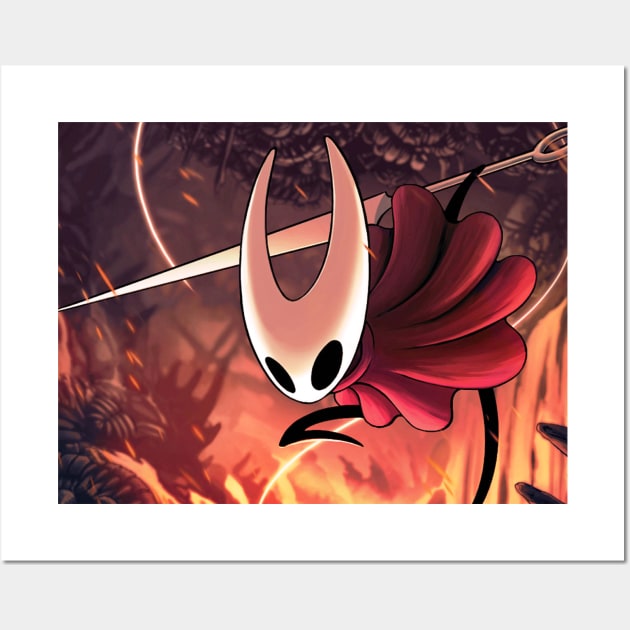 Hornet from Hollow Knight Silksong Wall Art by Lollik